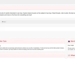 Sex Toy Forum